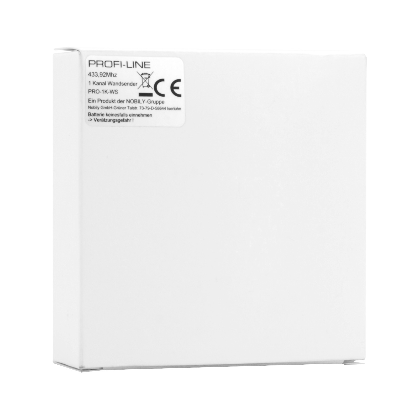 PROFI-LINE 1 Kanal Wandsender