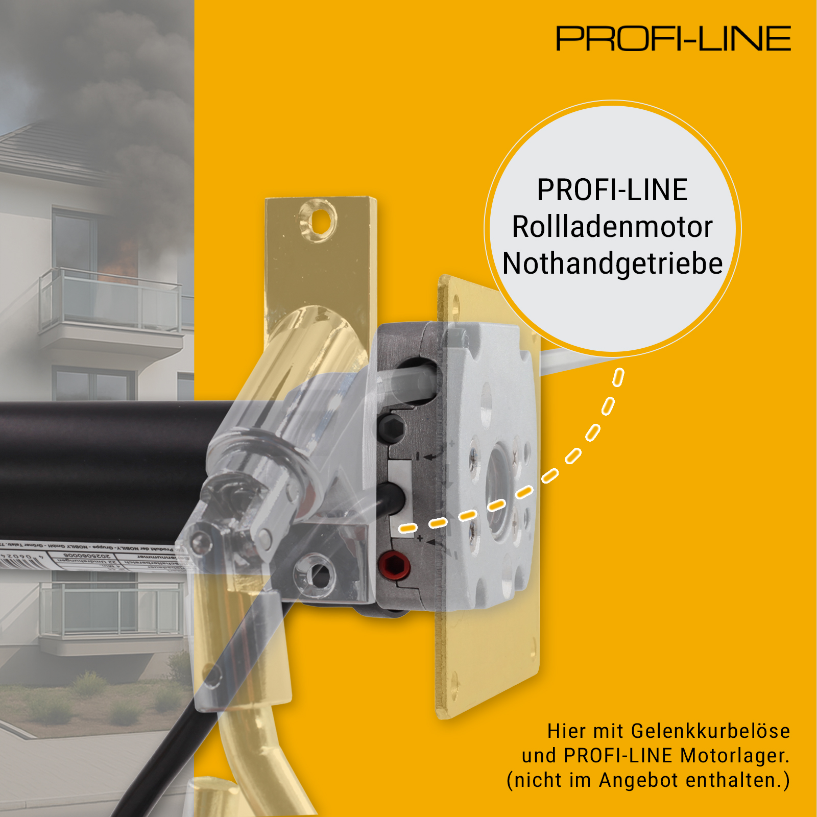 PROFI-LINE Rollladenmotor mit Nothandbetrieb PRO-NH5
