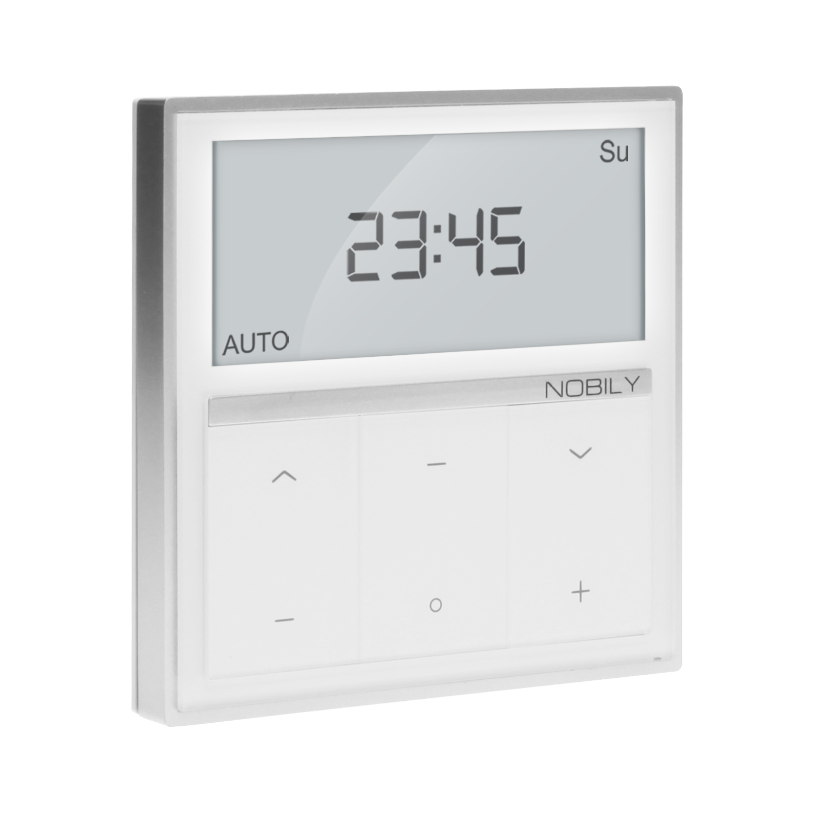 NOBILY Komplettset inkl. Funk-Rollladenmotor PRE4, Funk-Wandsender Timer Exquisit u. Rollladenwelle 100cm Zugkraft 13Nm / 36kg SW40