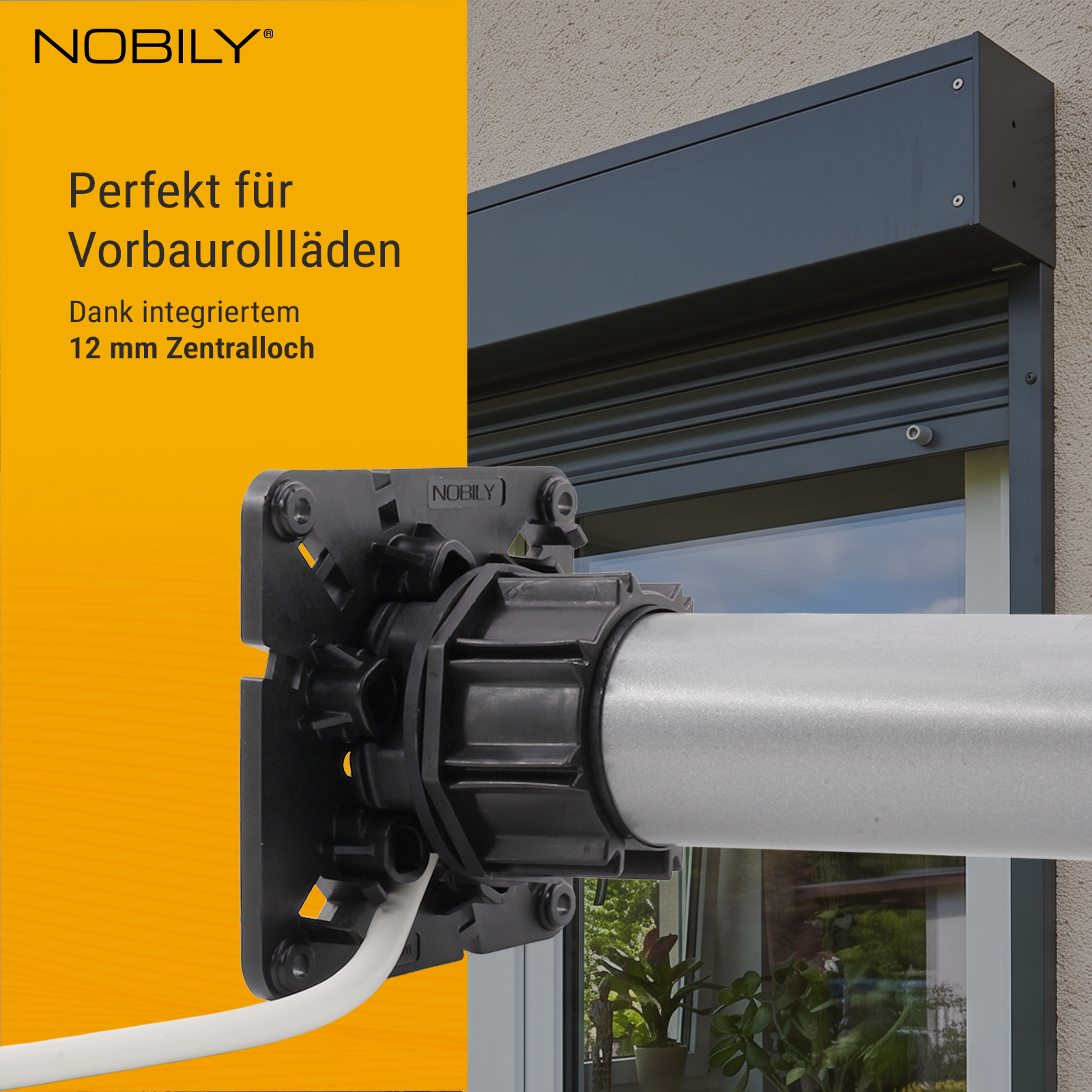 Motorlager Sternkopf Blendkasten 100x100mm