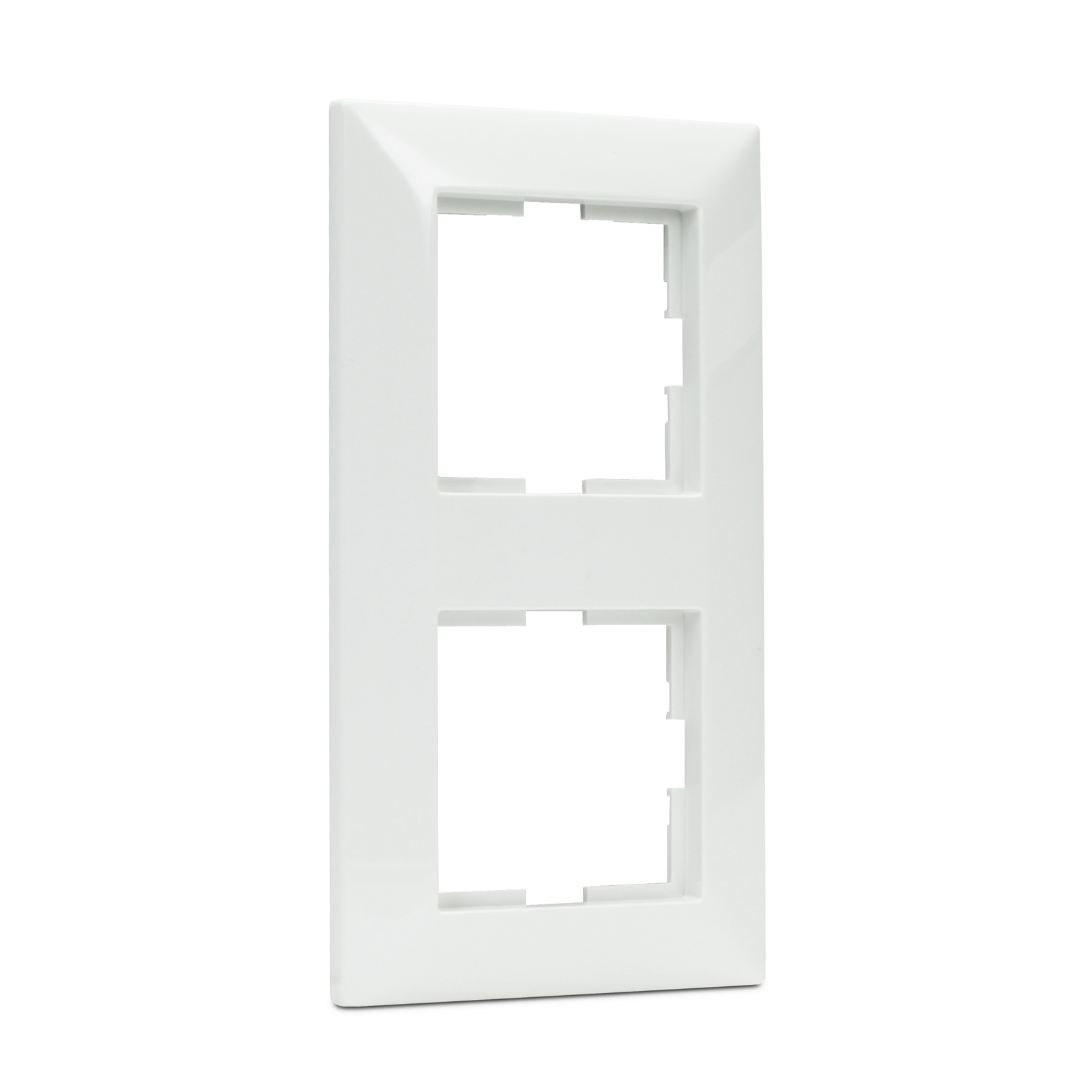 Meridian 2-Fach Rahmen ultraweiß RAL 9010