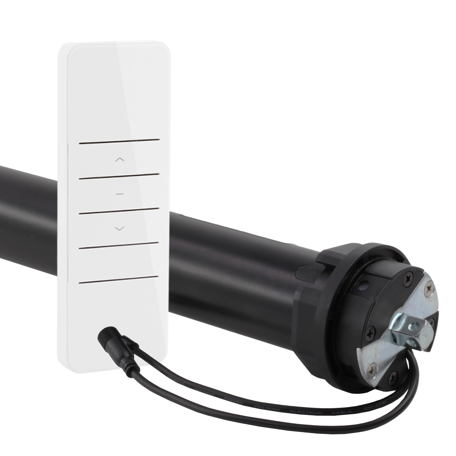 NOBILY Solarpaket Maxi Rollladenmotor u. Solarpanel Zugkraft 20Nm / 50kg SW60 12V inkl. bidirektionalem 1-Kanal-Handsender