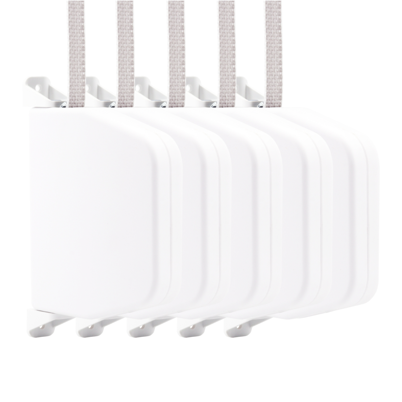 1, 2, 5, 10er Pack - Gurtwickler weiss inkl. 5m Gurt