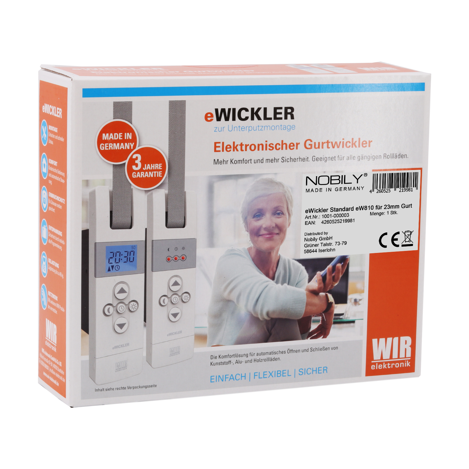 eWickler Gurtwickler Standard eW810 für 23 mm Gurtband