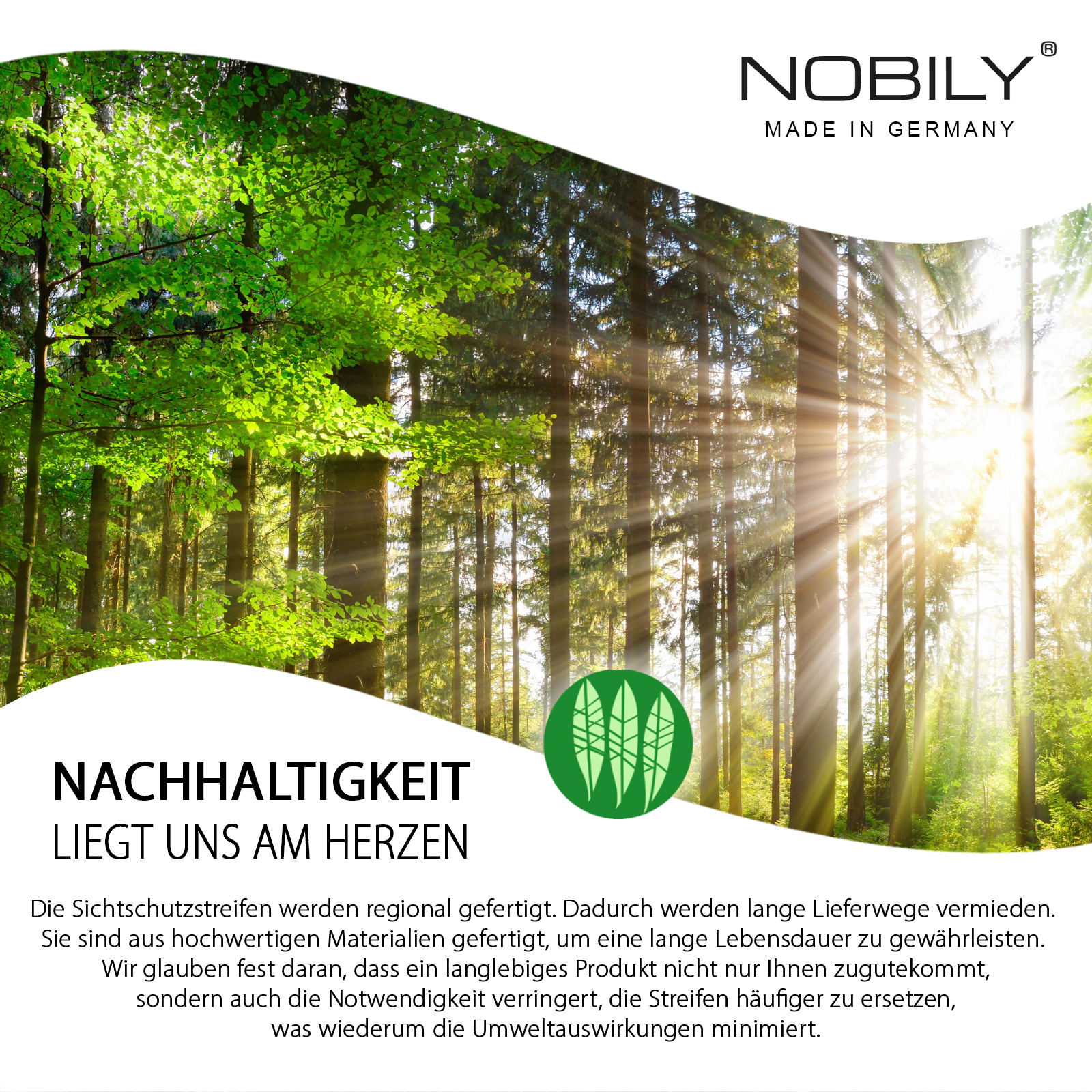 PREMIUM Zaunsichtschutz-Streifen HART-PVC, 2535 x 190 mm