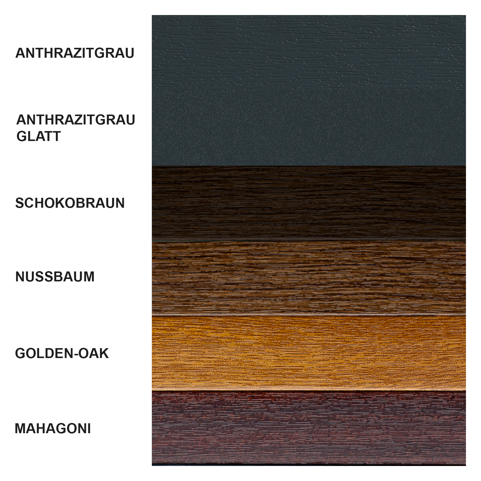 Farbige Fensterleiste / Flachleiste 30mm selbstklebend MIT Lippe Stärke 2mm