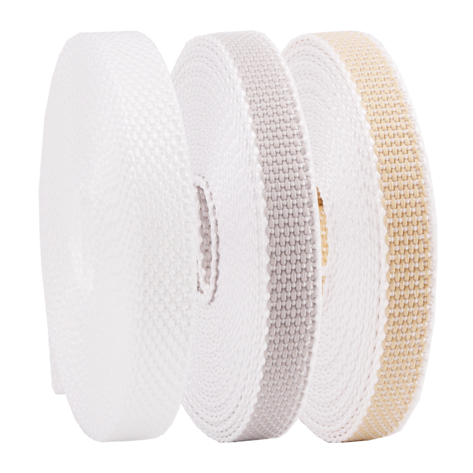 Rolladengurt 14/15 mm in Grau, Beige, Weiß, 6m MADE IN GERMANY