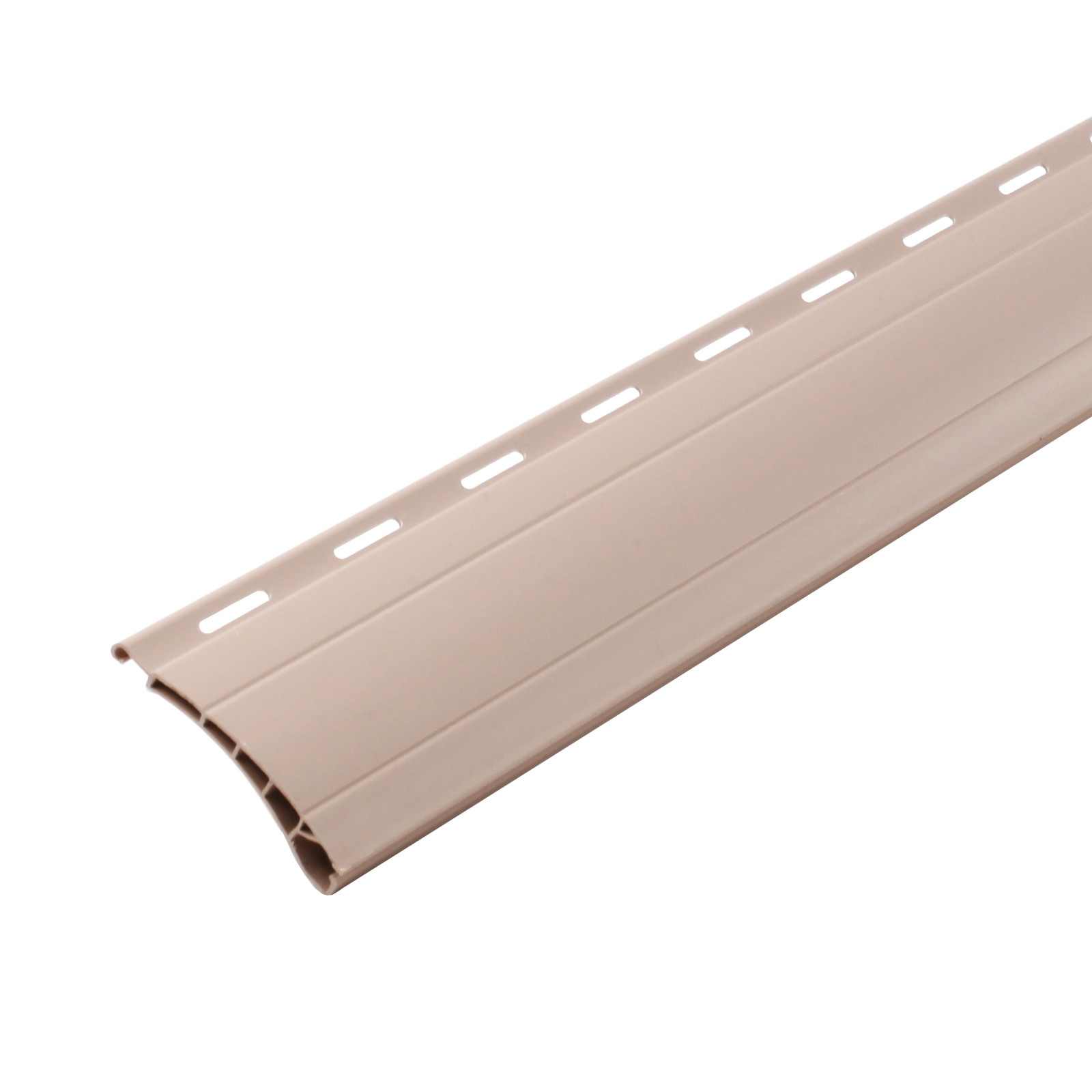 1x Rolladen Lamelle aus Kunststoff (PVC) in Beige, 37mm Deckbreite, 980mm Länge