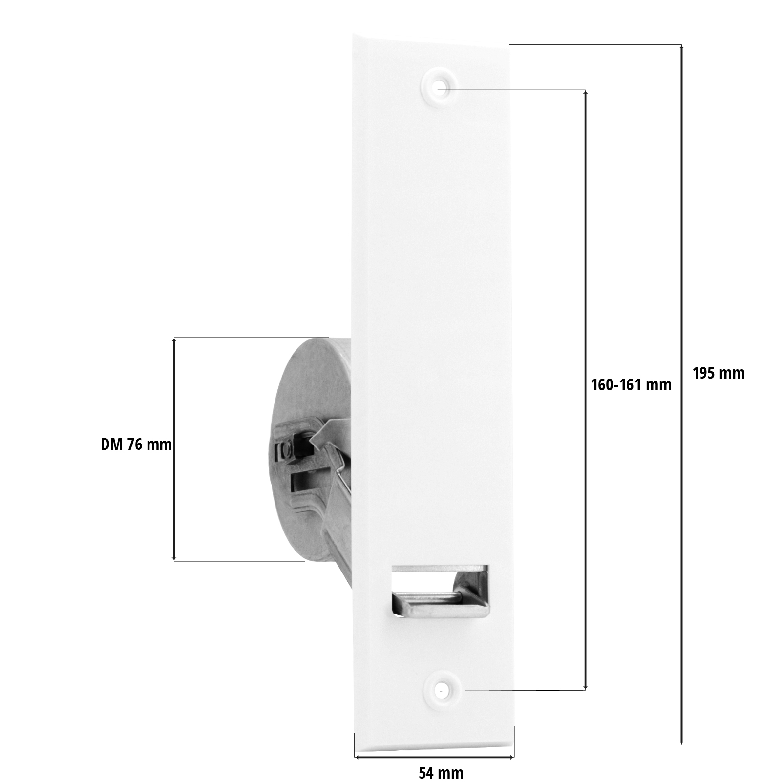Einlassgurtwickler für 22mm Gurtbänder (160-161mm)