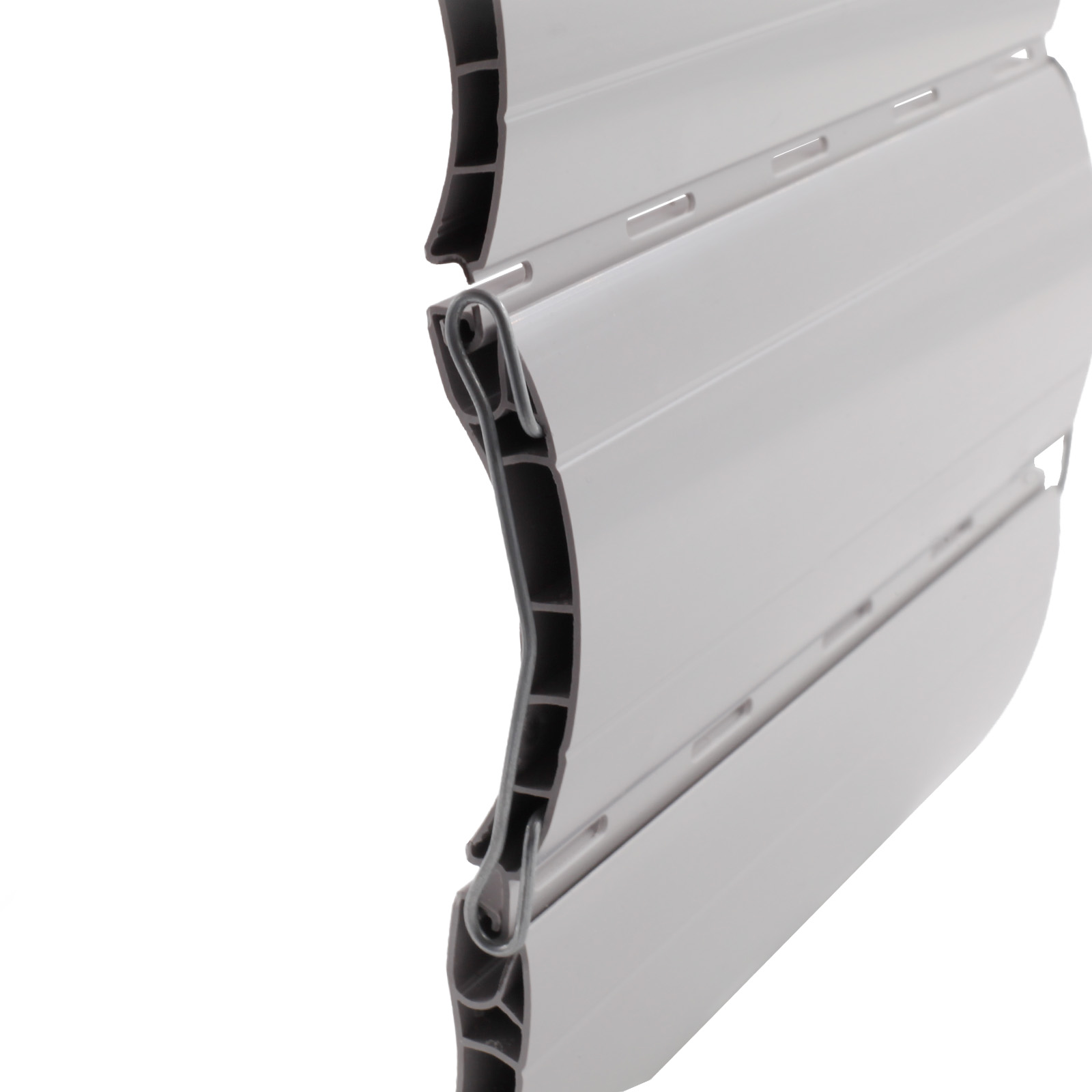 Arretierklammer für Kunststoff-Rollladenstäbe Maxi engwickelnd, 14 x 52 mm, verzinkt