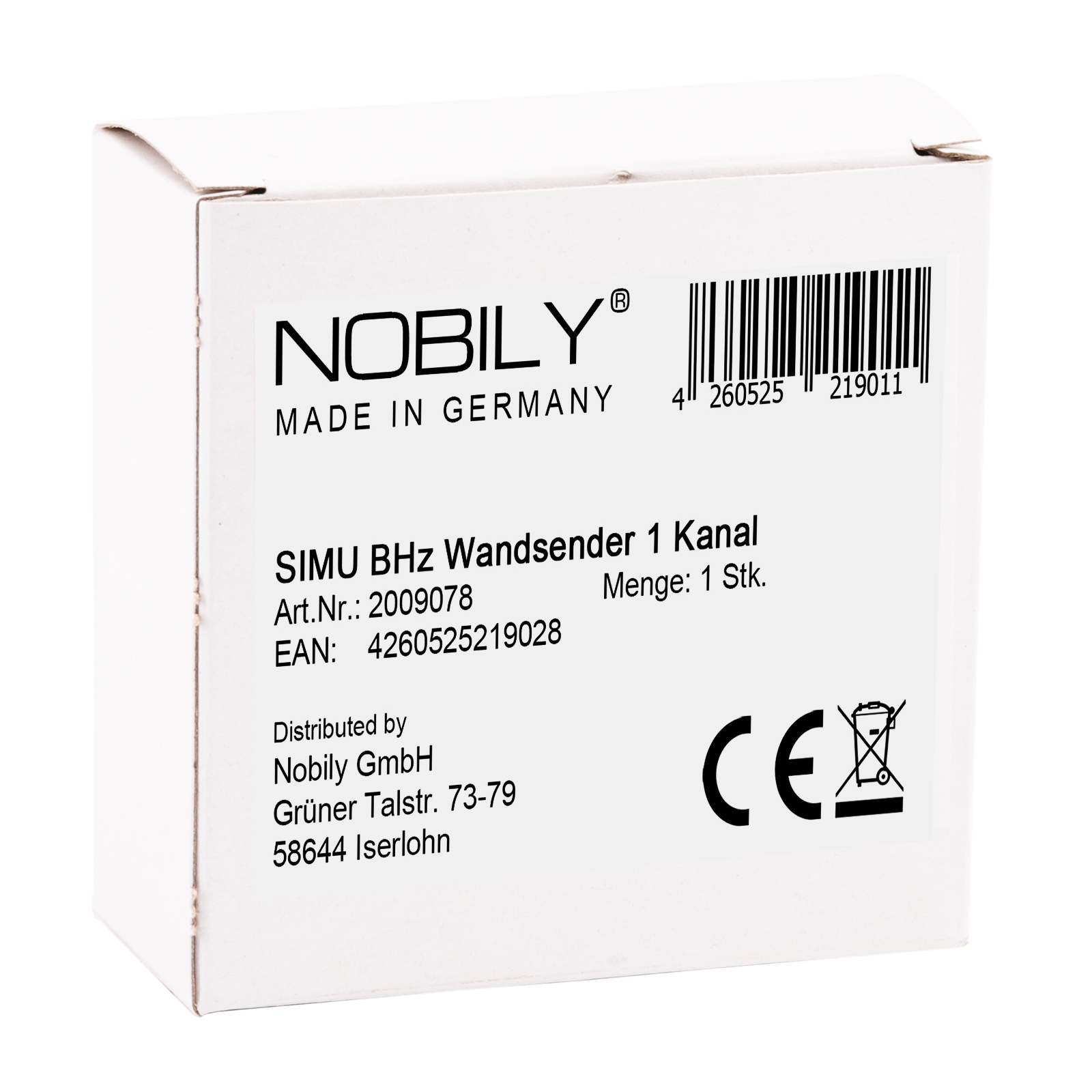 Simu BHz Wandsender 1 Kanal