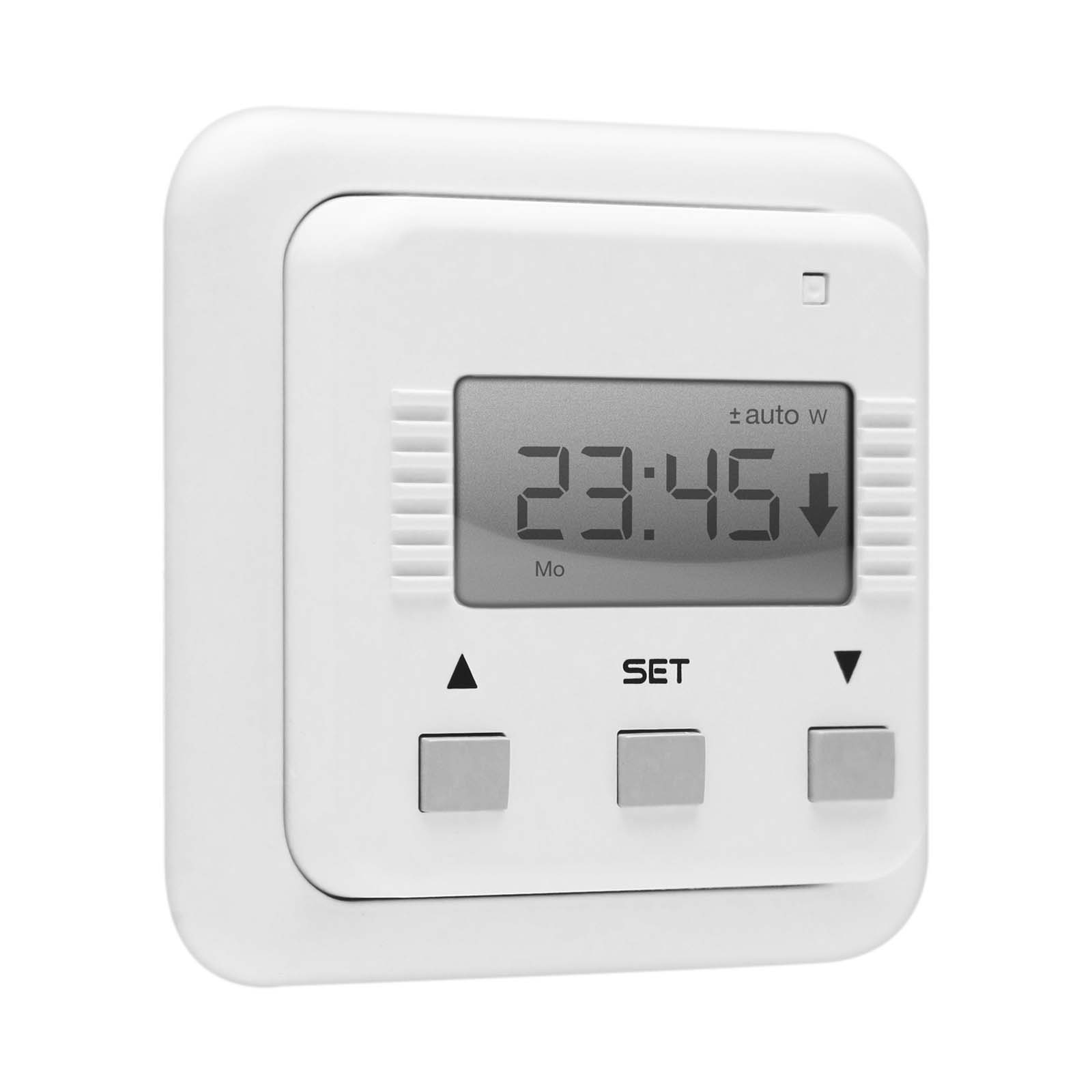 NOBILY Profi-Set inkl. Rollladenmotor PE5 u. Zeitschaltuhr Relax ultraweiß Zugkraft 10Nm / 25kg SW60