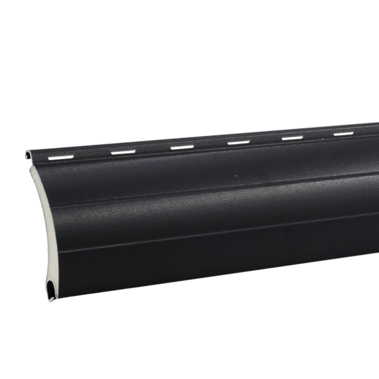 1x Rolladen Lamelle aus Aluminium in Anthrazit, 37mm Deckbreite, 980mm Länge