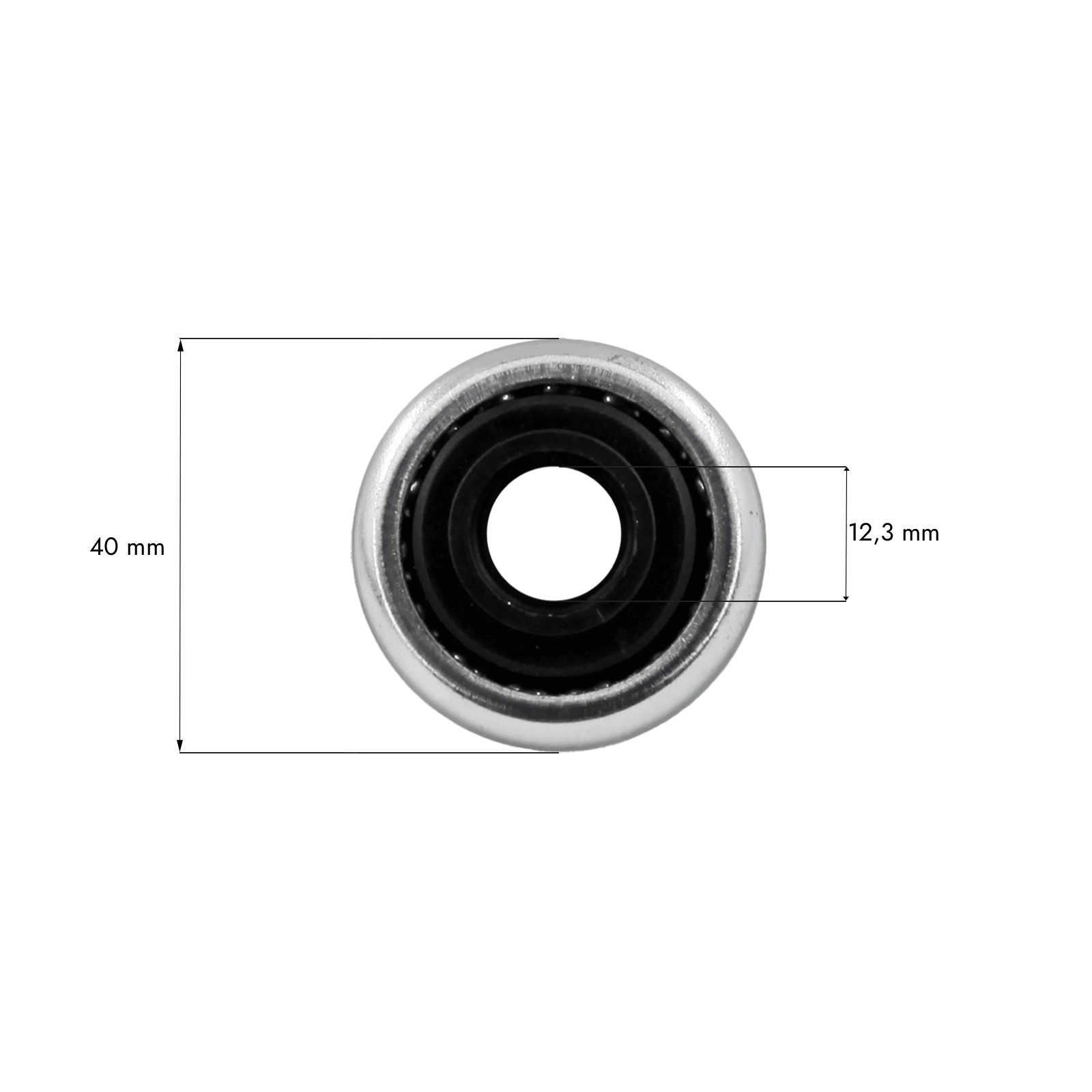Maxi Kugellager 40mm Bohrung 12,3mm