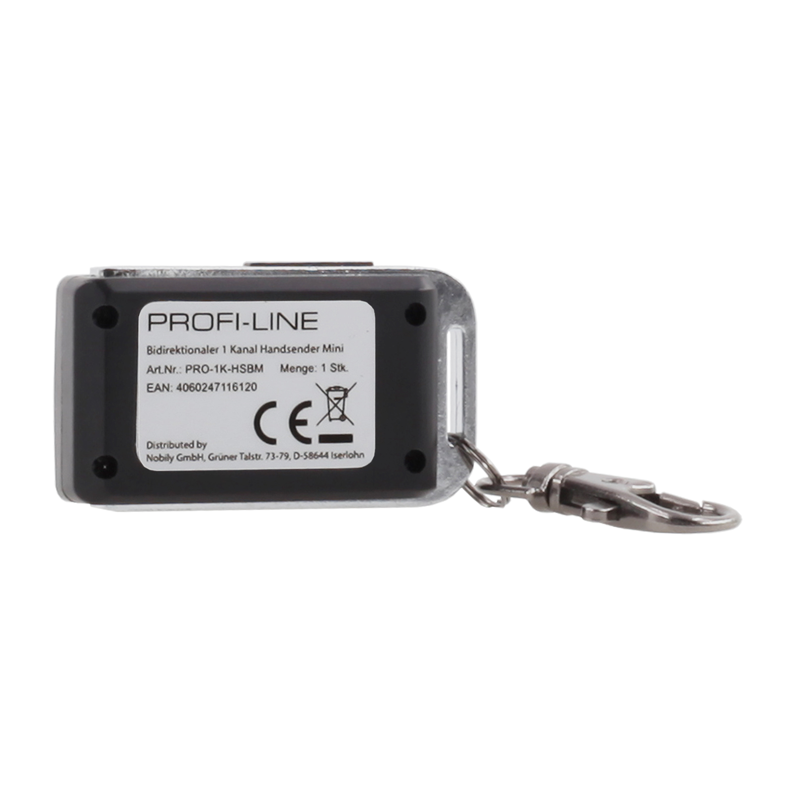 Bidirektionaler Profi-Line 1-Kanal-Handsender Mini inkl. Batterie