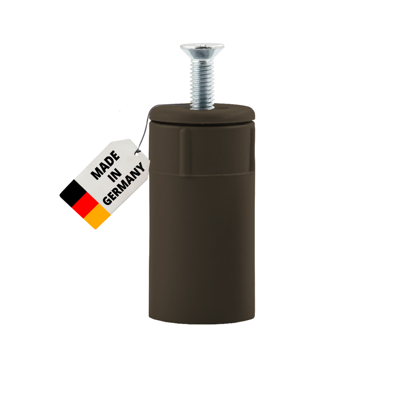 Anschlagstopfen 40mm, braun, 2 Stück