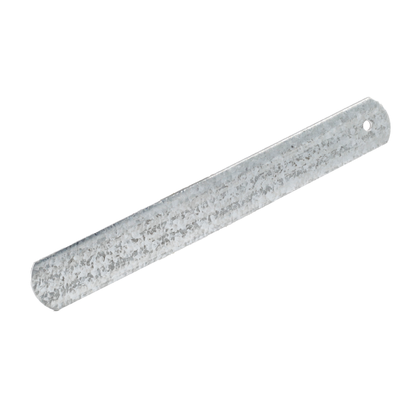 Beschwerungseisen für Rollladenendleiste 3 x 25 mm, verzinkt, 200 mm lang, Knick 5 mm