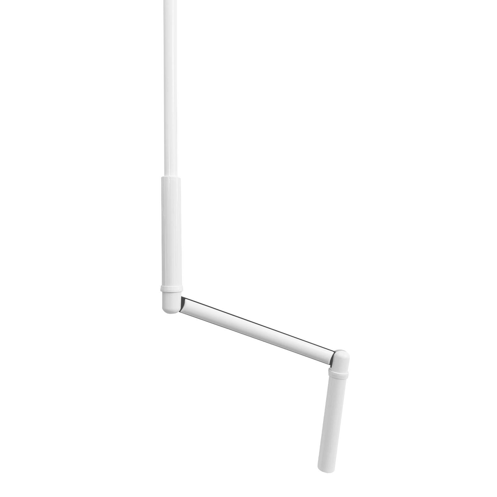 Handkurbel mit Haken, Länge 1400 mm, weiß, für Rollladen und Markisen